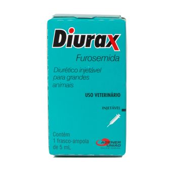 Diurax Furosemida Injetável Agener 5ml
