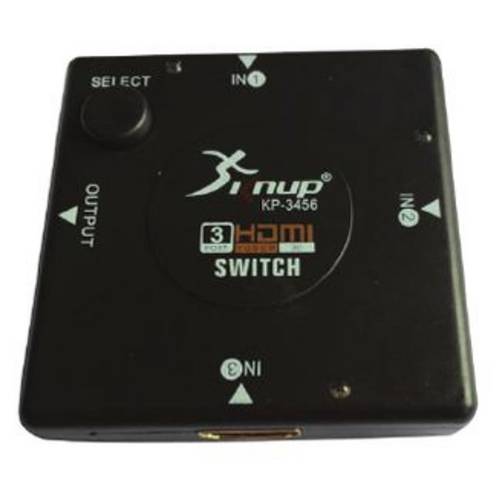 Divisor Hub Switch Hdmi 3 em 1 Knup Kp-3456