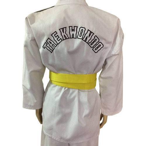 Dobok / Kimono Canelado Olimpic - Taekwondo - Adulto - com Faixa - Sung Ja