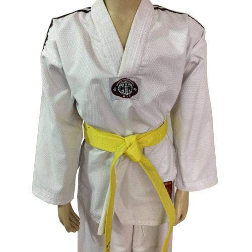 Dobok / Kimono Canelado Olimpic - Taekwondo - Infantil - com Faixa - Sung Ja