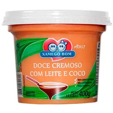 Doce de Leite Pastoso com Coco Xamego Bom 400g