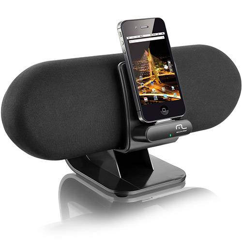 Dock Station Multilaser SP125 P/ IPod e IPhone - 15W RMS