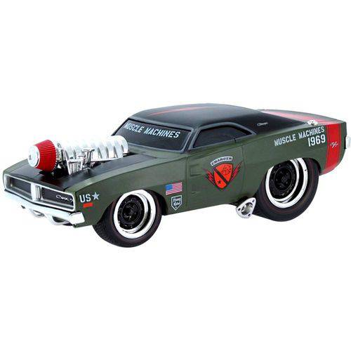 Dodge Charger R/T 1969 Hemi Muscle Machines Maisto 1:24 Verde