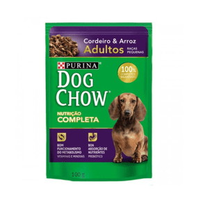 Dog Chow Sachê Adulto Raças Pequenas Coredeiro e Arroz 100g