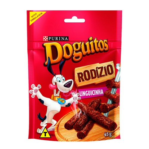 Doguitos Rodízio Petisco para Cães Sabor Linguicinha com 45g
