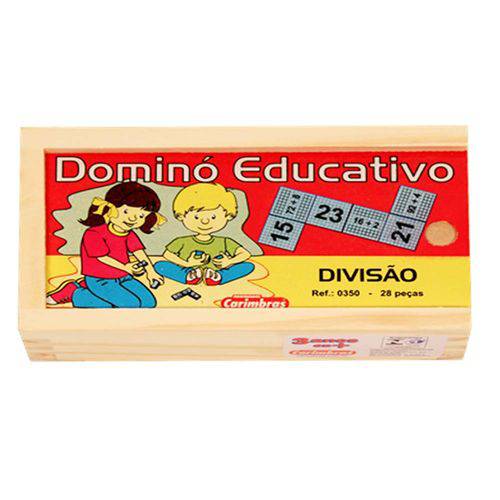 Dominó Divisão- Carimbras- Brinquedo Educativo- Pedagógico