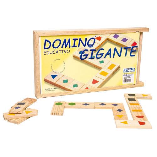Domino Gigante 28 Peças Educativo