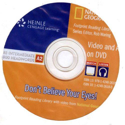 Don´T Believe Your Eyes! DVD - American English - Level 1 - 800 A2
