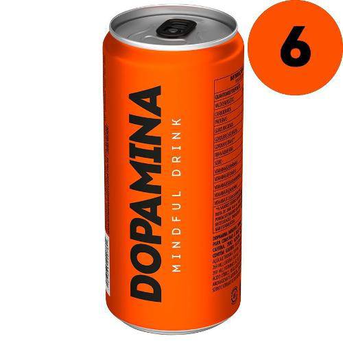 Dopamina Mindful Drink 269ml Pack com 6 Latas