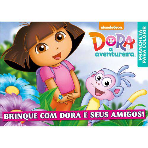 Dora Aventureira Prancheta para Colorir 01