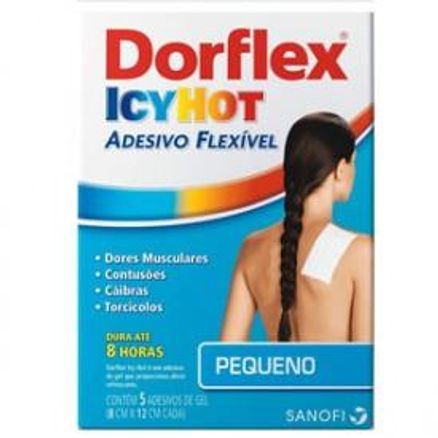 Dorflex Icy Hot 1x5 Adesivos Pequenos (8 Cm X 12 Cm)