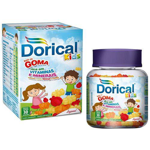 Dorical Kids 2,5g C/ 30 Gomas Mastigáveis