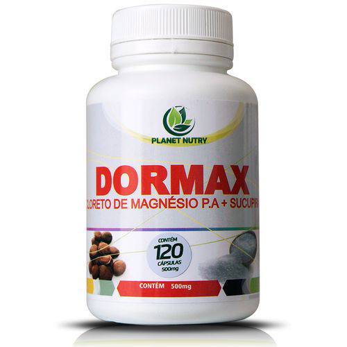 Dormax Cloreto Magnesio + Sucupira 500mg 120cps Planet Nutry