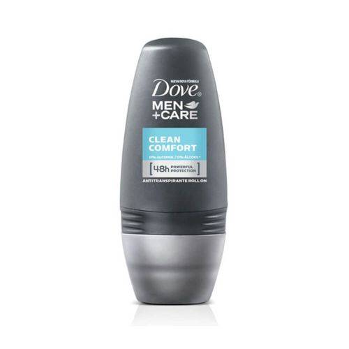 Dove Clean Comfort Desodorante Rollon Masculino 50ml