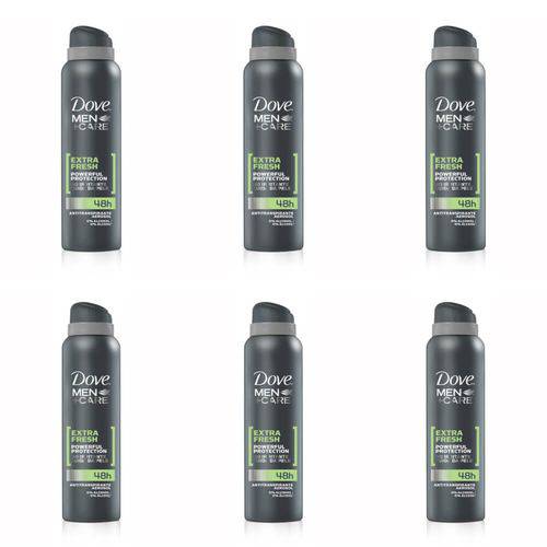 Dove Extra Fresh Desodorante Aerosol Masculino 89g (kit C/06)