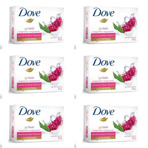 Dove Go Fresh Revigorante Sabonete 90g (kit C/06)
