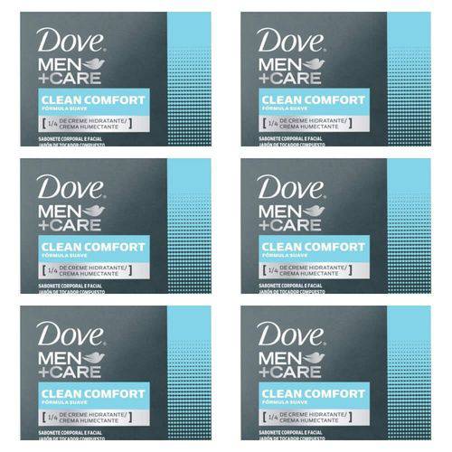 Dove Men Care Clean Comfort Sabonete 90g (kit C/06)