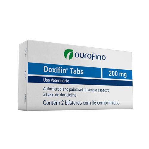 Doxifin 200mg Tabs - Cx C/ 6 Comprimidos