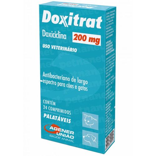 Doxitrat 200 Mg – 24 Comprimidos _ Agener 200mg