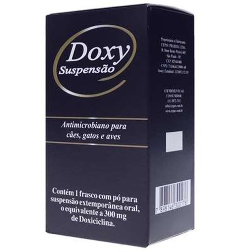 Doxy Suspensão - 60mL Val. Out 2019 Doxy Suspensão - 60mL