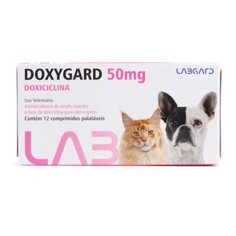 Doxygard Labgard 50mg P/ Cães e Gatos C/12 Comprimido