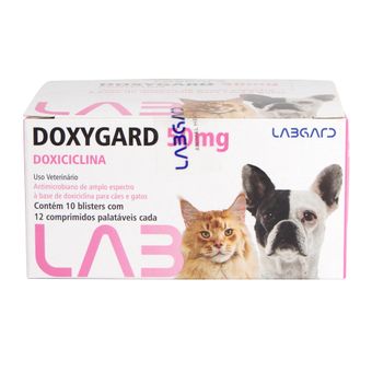 Doxygard Labgard 50mg P/ Cães e Gatos C/120 Comprimido