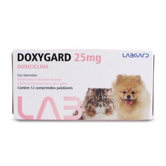 Doxygard Labgard 25mg P/ Cães e Gatos C/12 Comprimido