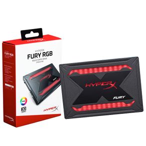 Drive SSD Gamer 240GB HyperX SHFR200/240G Fury 2.5 Led RGB SATA III
