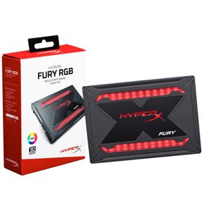 Drive SSD Gamer 480GB HyperX SHFR200/480G Fury 2.5 Led RGB SATA III