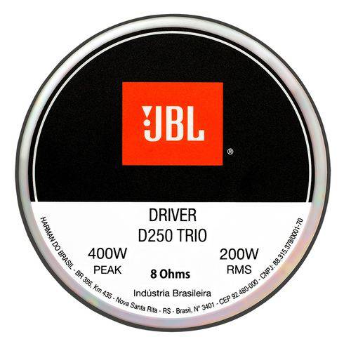 Driver Jbl D250 Trio 200w Rms 8 Ohms