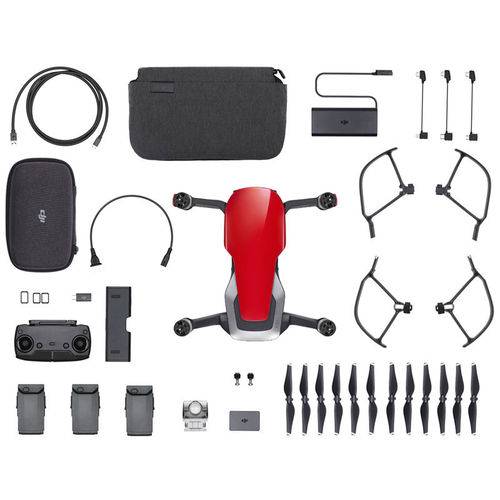 Drone Dji Cp.pt.00000173.01 Mavic Air Fly More Combo Flame Red