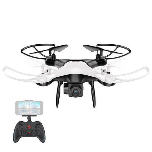 Drone GoalPro Fantom X4 com FPV Via Wi-Fi/6 Eixos/Câmera HD 720p - Preto/Branco
