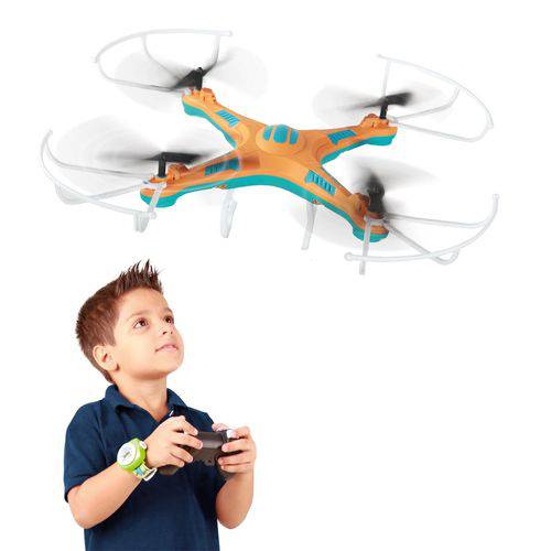 Drone SPY 360º Frequência 2.4GHz Laranja Homeplay ®