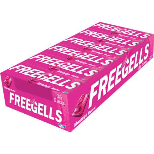 Drops Freegells Morango Caixa com 12 - 1