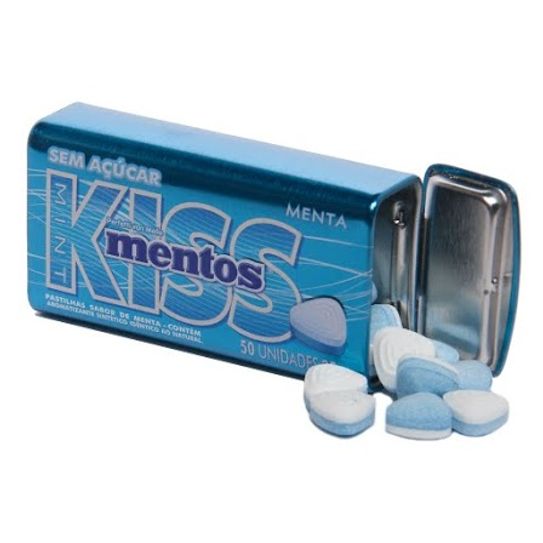 Drops Mentos Kiss Mint Menta 35g