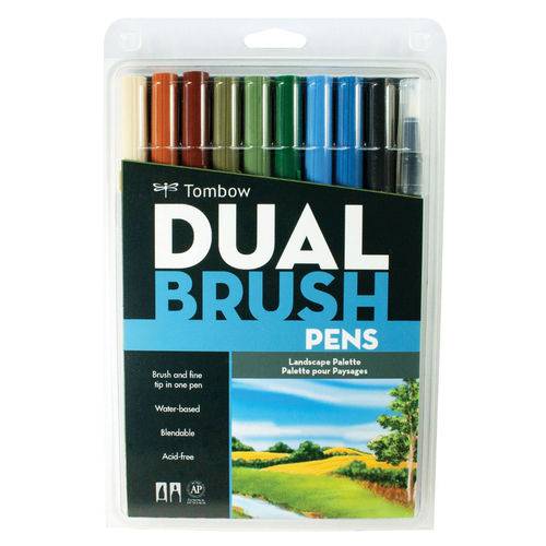 Dual Brush Pens Tombow Landscape Palette 56169