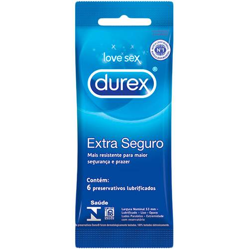 Durex Extra Seguro 6 Unidades