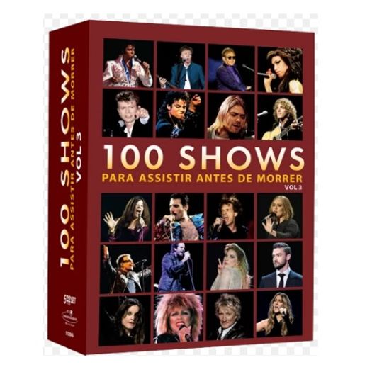 DVD 100 Shows para Assitir Antes de Morrer Vol.3 (5 DVDs)