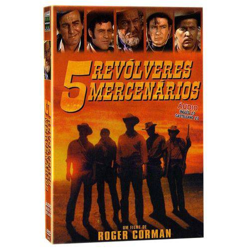 DVD 5 Revólveres Mercenários - Roger Corman