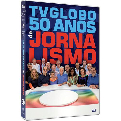DVD - 50 Anos de Jornalismo TV Globo