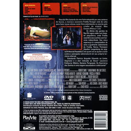 DVD a Hora do Pesadelo 3 - os Guerreiros dos Sonhos