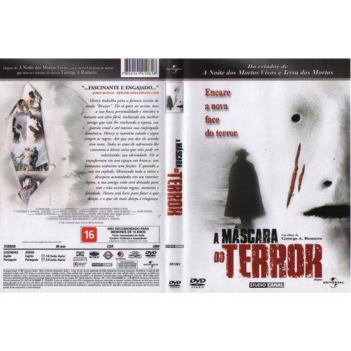 Dvd a Máscara do Terror