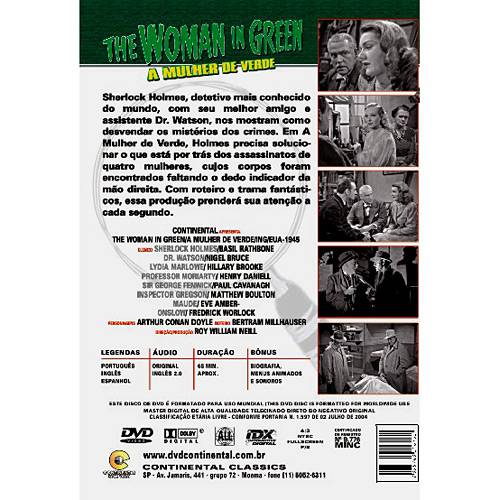 DVD a Mulher de Verde