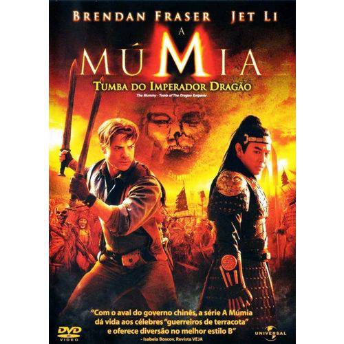 Dvd a Múmia: Tumba do Imperador Dragão + Quebra Cabeça