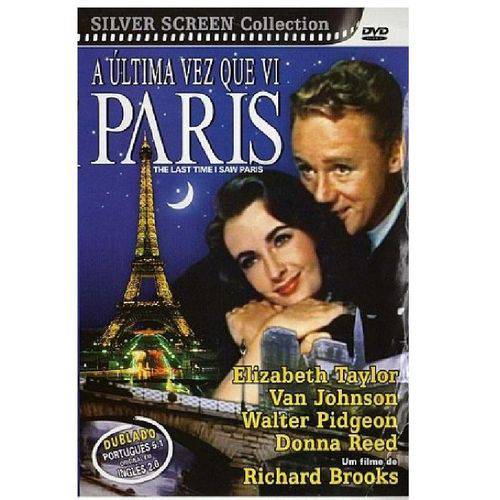DVD a Última Vez que Vi Paris - Elizabeth Taylor