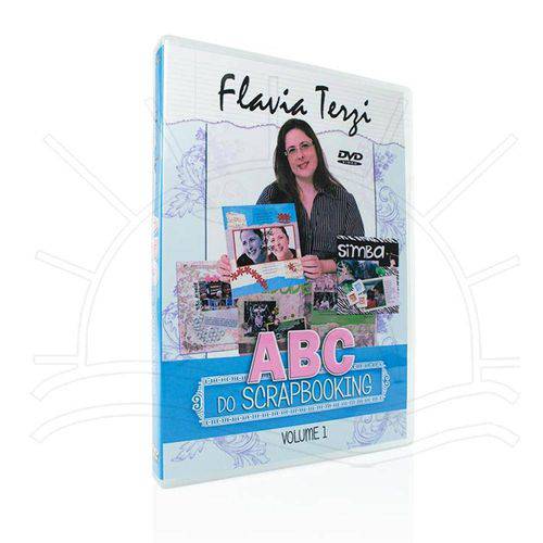 Dvd Abc do Scrapbooking com Flavia Terzi Vol. 1