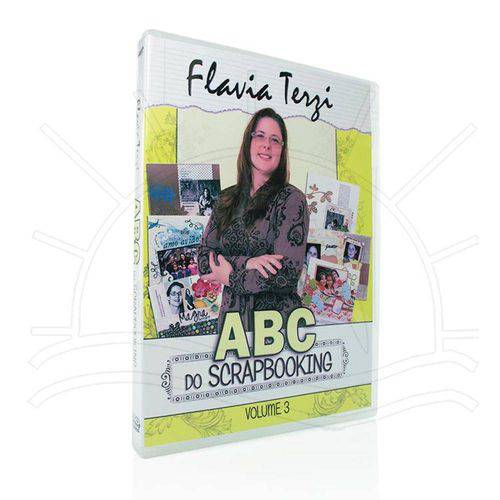 Dvd Abc do Scrapbooking com Flavia Terzi Vol. 3