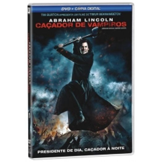 DVD Abraham Lincoln - Cacador de Vampiros (DVD + Cópia Digital)