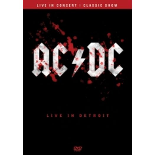 DVD Ac Dc - Live In Detroit