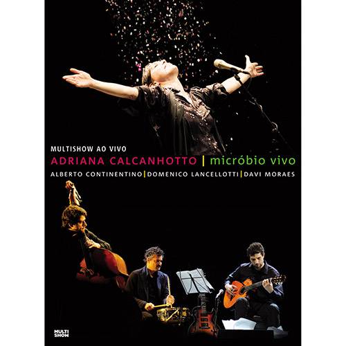 DVD Adriana Calcanhotto: Micróbio Vivo - Multishow ao Vivo